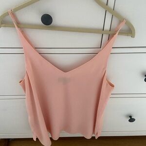 Top shop blush shirt, size 6